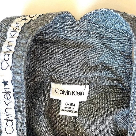 Calvin Klein Infant Baby Boy Overall Set - Picture 12 of 13